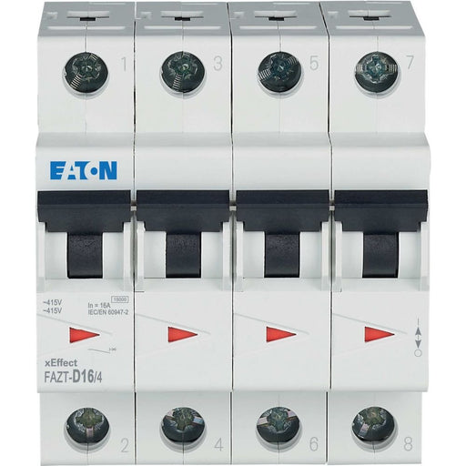 Eaton - Leitungsschutzschalter FAZT-D16/4 16A Charakt.: D