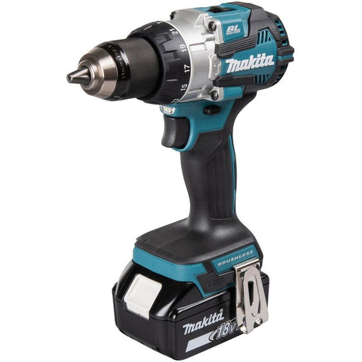 Makita - Schlagbohrmaschine (Akku) Akku-Schlagbohrschrauber DHP489RTJ 18V / 5,0 Ah − 1 Stück by Makita

