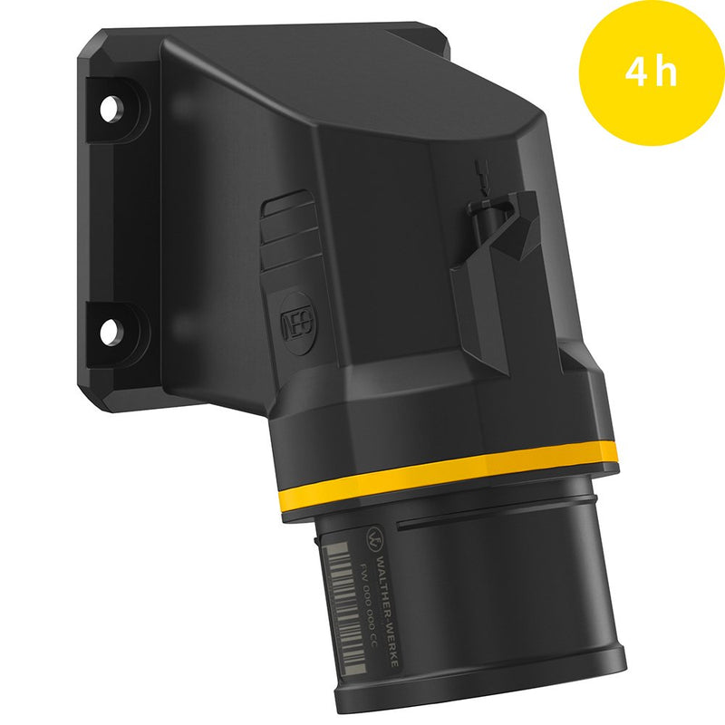 Walther Werke - CEE-Gerätestecker (IEC 60309) CEE NEO Anbaugerätestecker FW711504CC 16A 5P 4h IP54 − 10 Stück