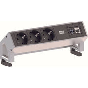 Bachmann - Mehrfachsteckdose Steckdoseneinheit 902.501 3xSchutz.1xCAT61xUSB