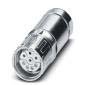 Phoenix Contact - Rundsteckverbinder, feldkonfektionierbar (Industriesteckverbinder) Kabelsteckverbinder SF-5ES1N8A8LB1S