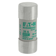 Eaton - Zylindrische Sicherung Sicherungseinsatz Nieders. CYLINDRICA#C22M25 25A AC 690V 80kA − 10 Stück