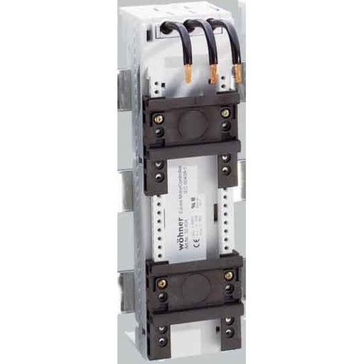 Wöhner - Sammelschienen-Adapter Sammelschienenadapter 32404 m.2 Tragschiene,32A − 4 Stück