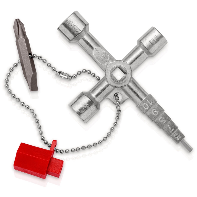 Knipex - Schlüssel für Gehäuse/Schränke Profi-Key 00 11 04 für Absperrsys. 90mm