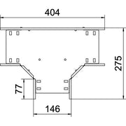 OBO Bettermann - T-Stück für Kabelrinne T-Stück für Kabelrinne RT 115 FS 110x150