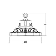 Brumberg Leuchten - Downlight/Strahler/Flutlicht LED-Hallenstrahler 78311084 4000K DALI