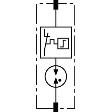 DEHN - Überspannungsableiter für Energietechnik/Stromversorgung N-PE-Schutzmodul DGP C MOD f. DEHNgap