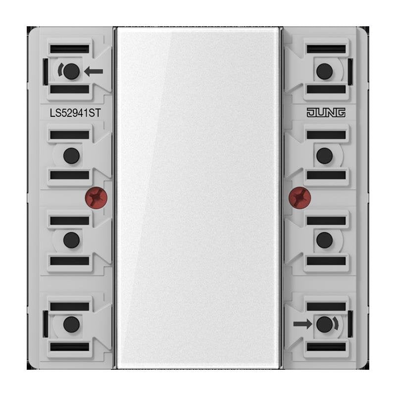 Jung - Bussystem-Tastsensor KNX Tastsensor-Modul 4f LS 52941 ST Universal