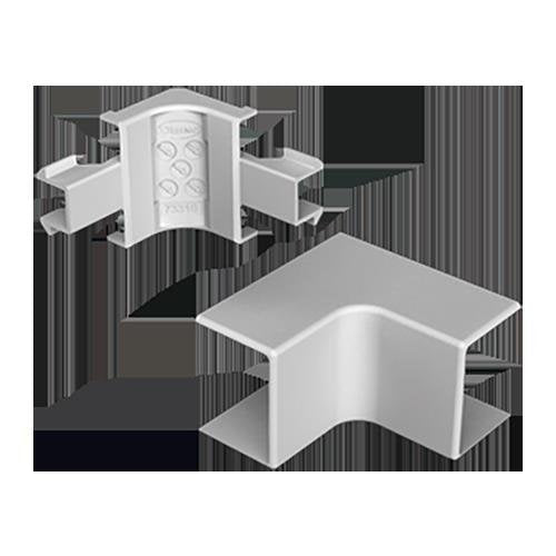 Unex - Inneneck für Leitungsführungskanal Inneneck lgr 73333-04 RAL7035 60x110 U24X − 6 Stück