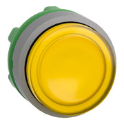 Schneider Electric - Frontelement für Drucktaster Leuchtdrucktaster ZB5AW183C0 gelb, 22mm, in grau