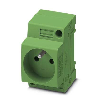 Phoenix Contact - Steckdose Reiheneinbau Steckdose EO-E/UT/SH/GN − 5 Stück