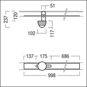Zumtobel Group - Bewegungsmelder-Sensor Bewegungssensor PST DIMLIT #22170572