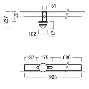 Zumtobel Group - Bewegungsmelder-Sensor Bewegungssensor PST DIMLIT #22170572