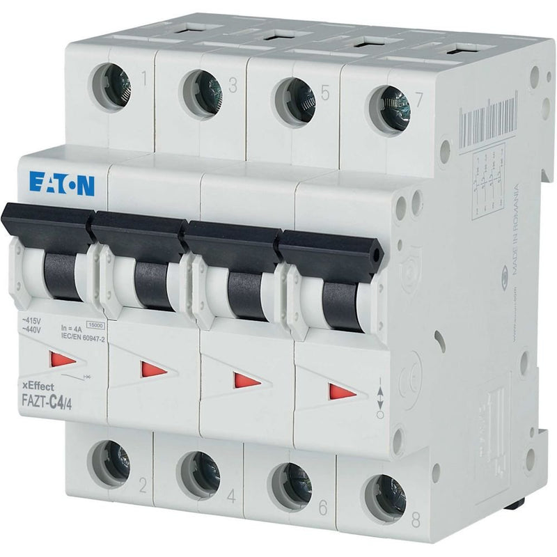 Eaton - Leitungsschutzschalter FAZT-C4/4 4A Charakt.: C
