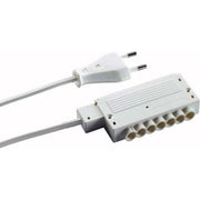 Hera - Netzanschlussleitung 2m HVLCS V/2000 Euro. 6er Verteiler
