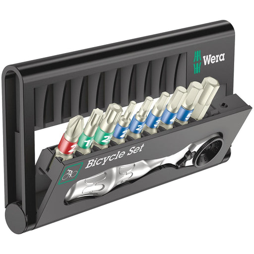 Wera - Bit-Set Bit-Sortiment eds 05004177001 Bicycle Set9,Ratsche