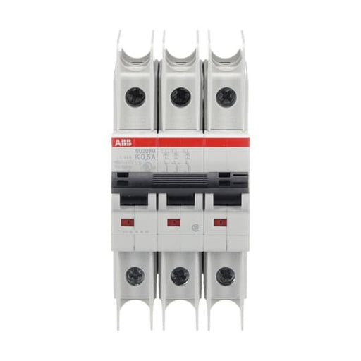 ABB Stotz S&J - Leitungsschutzschalter Sicherungsautomat SU203M-K0,5 10kA, 0,5A, 3P