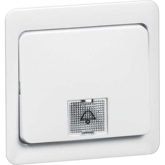 Peha - Abdeckung/Bedienelement für Installationsschalterprogramme Wippe D 80.655.02 Z WU Symbol Tür, reinweiß