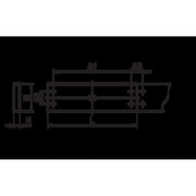 Ridi-Leuchten - Decken-/Wandleuchte Anbauleuchte m.RIDI-Tube SHL-L 480/3 #0650625