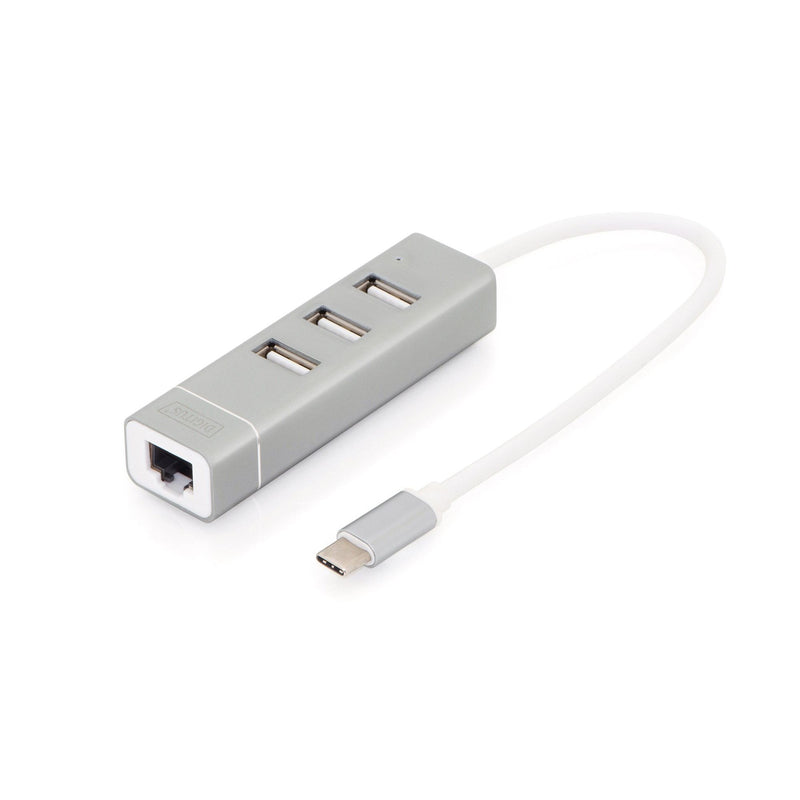 DIGITUS - USB-Hub USB 2.0 Type-C 3-Port-Hub DA-70253