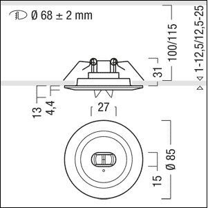 Zumtobel Group - Sicherheitsleuchte LED-Sicherheitsleuchte RESCLITE  #42934328