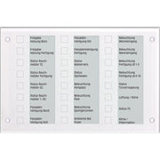 Jung - Bussystem-Melde-/Bedientableau KNX Melde-/Bedientableau MBT 2424 WW Glas alpinws − 1 Stück