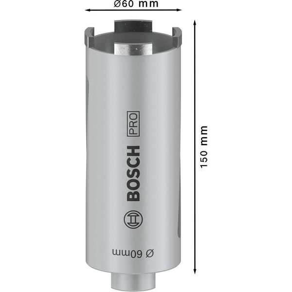 Bosch - Bohrkrone PRO Trockenbohrkrone, 60 x 2608587320 150 mm, G 1/2 Zoll