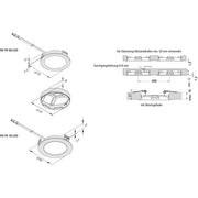 Hera - Downlight/Strahler/Flutlicht LED Einbauleuchte 61002220208 ww edelstahloptik