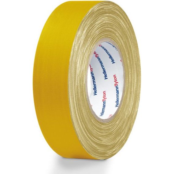 HellermannTyton - Klebeband Gewebeband HelaTapeTex YE 19mm x10m ge