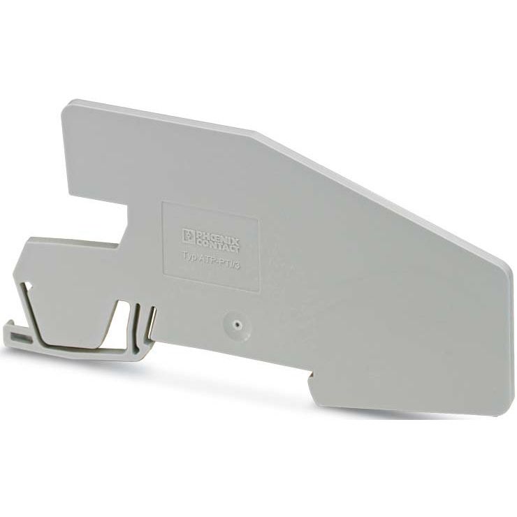 Phoenix Contact - Abschluss- und Zwischenplatte für Reihenklemme Abteilungstrennplatte ATP-PTI/3 B=2,2mm grau