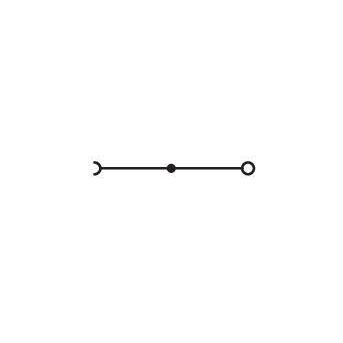 WAGO - Neutralleitertrenn-Reihenklemme Potentialklemme 784-623 0,2-10mmq grau − 25 Stück