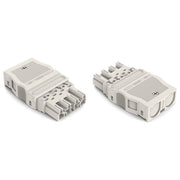 WAGO - Steckverbinder für steckbare Gebäudeinstallation Stecker 770-134 2x0,5-4mmq weiß − 25 Stück