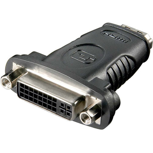 Goobay - Kommunikationstechnik-Adapter HDMI/DVI-I Adapter 60752 vernickelt schwarz