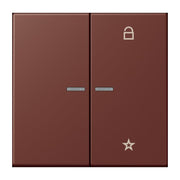 Jung - Bedienelement intelligent eNet Taster Universal 1f. FM LC 1701 235
