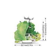WAGO - Schutzleiter-Reihenklemme Doppelstockklemme 2000-2237/099-000 − 50 Stück