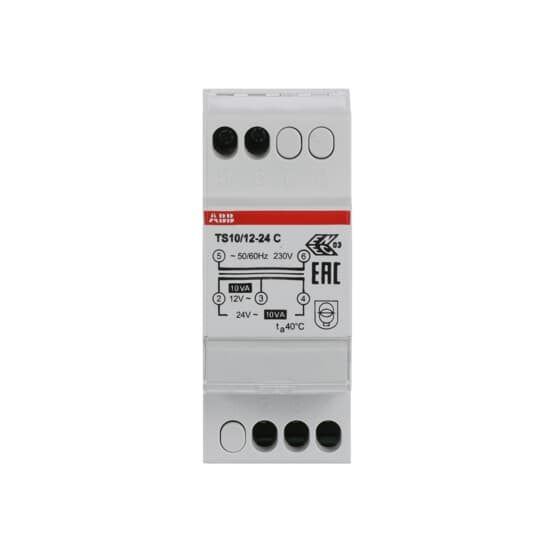 ABB Stotz S&J - Klingeltransformator Sicherheitstrafo TS10/12-24 C 230V 10VA 12-24VAC