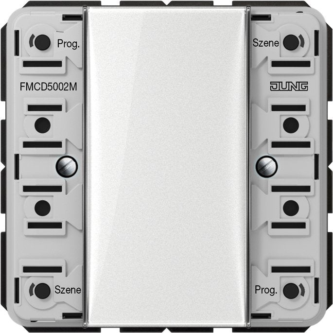 Jung - Sender/Fernbedienung für Installationsschalterprogramme eNet Funk-Wandsender-Modul FM CD 5002 M 2-fach
