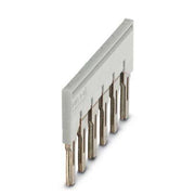 Phoenix Contact - Querverbinder/Brücker für Reihenklemme Steckbrücke FBS 6-8 GY 6-polig, grau − 10 Stück