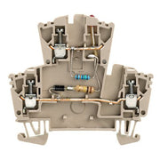 Weidmüller - Bauelement-Reihenklemme Klemme mit Einbau WDK 2.5 LD1D2R230VAC − 25 Stück