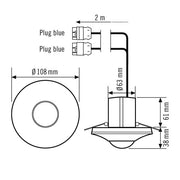 ESYLUX - Bussystem-Bewegungsmelder Decken-Präsenzmelder PD-C360i #EP10424847