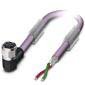 Phoenix Contact - Konfektioniertes Sensor-Aktor-Kabel Bussystem-Kabel SAC-2P-FRB #1403628 12MBit/s 2-pol. vio
