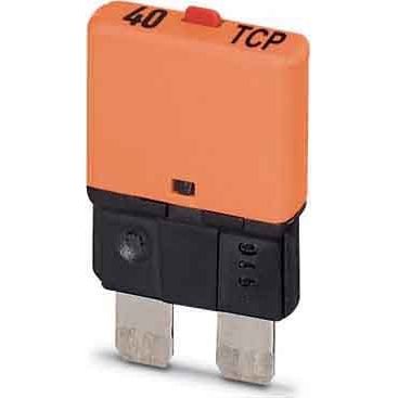 Phoenix Contact - Sicherungs-Reihenklemme Geräteschutzschalter TCP 40/DC32V 40A, 32V