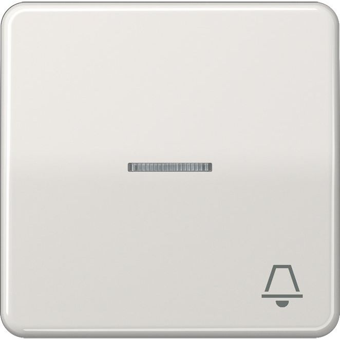 Jung - Abdeckung/Bedienelement für Installationsschalterprogramme Wippe Symbol KLINGEL lgr CD 590 KO5K LG für beleuchtb.Taster