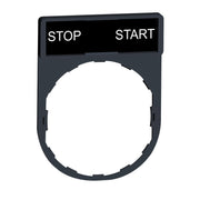Schneider Electric - Bezeichnungsschild für Befehlsgeräte Schildträger 30x40mm ZBY2366 f. Geräte D22mm − 10 Stück