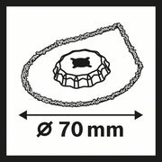 Bosch - Blatt für Oszillierer Mörtelentferner Star 2609256C51 AVZ 70 RT4, 3 max