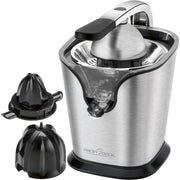 PROFICOOK - Saftpresse/Entsafter Zitruspresse PC-ZP1154 eds/sw Edelstahl-schwarz − 2 Stück