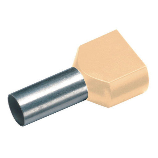 Cimco Werkzeuge - Aderendhülse 182424 14mm elfenbein − 100 Stück