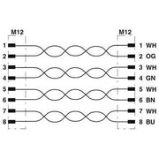 Phoenix Contact - Konfektioniertes Sensor-Aktor-Kabel Netzwerkkabel NBC-MSX/ 2,0#1415595