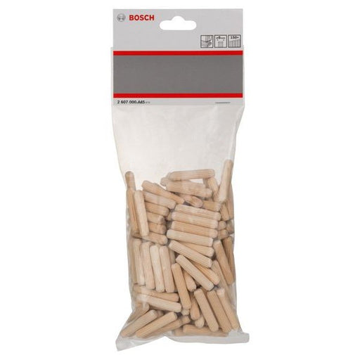 Bosch - Stab-/Riffeldübel Holzdübel 8 mm, 2607000445 40 mm, 150er-Pack