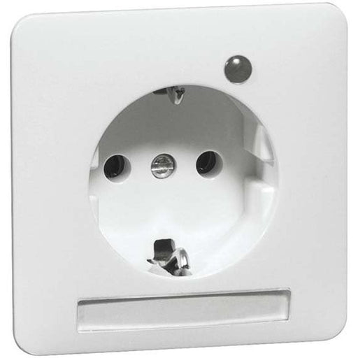 Peha - Schalter-/Steckdosenkombination Steckdose SCHUKO, grün D 80.6611 GLK NA GN KD, Beschrif., Licht